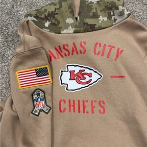 Nike Kansas City KC Chiefs Military Appreciation Hoodie